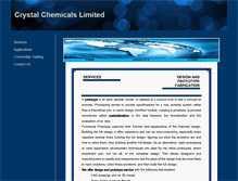 Tablet Screenshot of crystalchemicalspk.co.uk